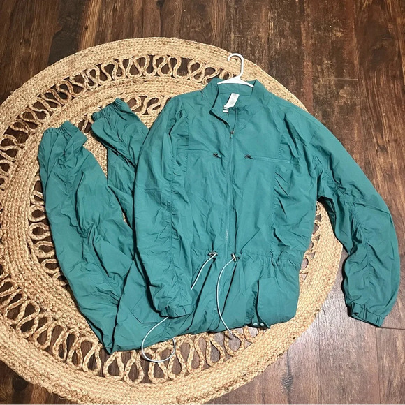 Fabletics McKenzie Jumpsuit 3X Ruched Athleisure Zips Pockets Long Sleeve - Picture 5 of 5